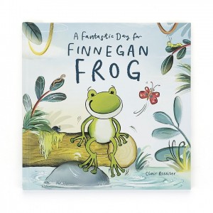Jellycat A Fantastic Day for Finnegan Frog Book 26 CM X 26 CM | 946823PVG
