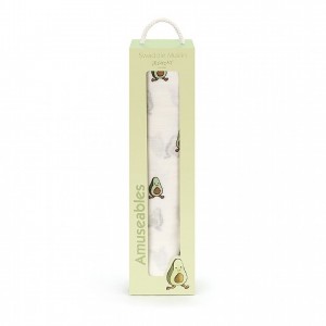 Jellycat Amuseable Avocado Swaddle 120 CM X 120 CM | 269435EFK