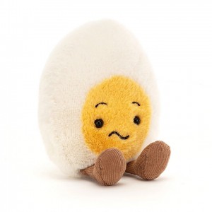 Jellycat Amuseable Boiled Egg Confused 14 CM X 8 CM | 913452MQX