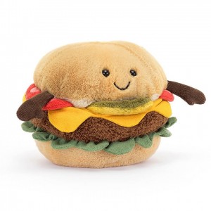 Jellycat Amuseable Burger 12 CM X 12 CM | 327051UFE