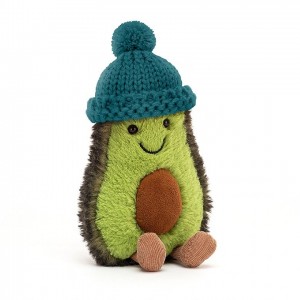 Jellycat Amuseable Cozi Avocado Teal 15 CM X 8 CM | 243968MCU