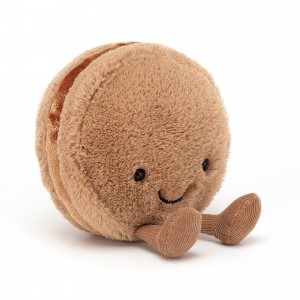 Jellycat Amuseable Macaron Chocolate 10 CM X 11 CM | 184639YVR
