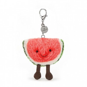 Jellycat Amuseable Watermelon Bag Charm 8 CM X 12 CM | 053821NZA