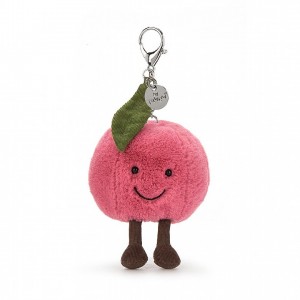 Jellycat Amuseables Cherry Bag Charm 8 CM X 9 CM | 021763QKD