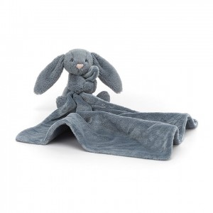 Jellycat Bashful Dusky Blue Bunny Soother 34 CM X 34 CM | 906784OGH