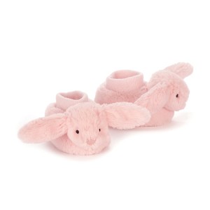 Jellycat Bashful Pink Bunny Booties 10 CM | 852096XLO