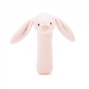 Jellycat Bashful Pink Bunny Squeaker Toy 14 CM | 127645CMH