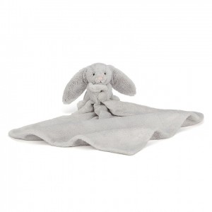 Jellycat Bashful Silver Bunny Soother 34 CM X 34 CM | 627495OUW