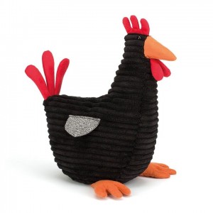 Jellycat Black Folly Rooster 27 CM X 22 CM | 980247WPU