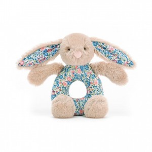 Jellycat Blossom Beige Bunny Grabber 13 CM X 8 CM | 942703NFP