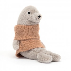 Jellycat Cozy Crew Seal 13 CM X 17 CM | 263845IFH