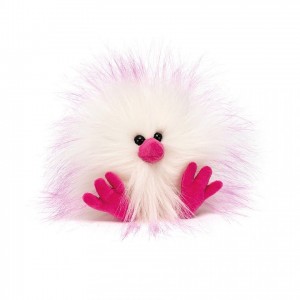 Jellycat Crazy Chick Pink & White 11 CM X 7 CM | 846072VQG