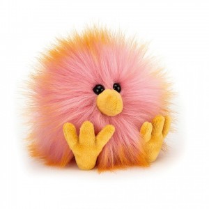Jellycat Crazy Chick Yellow & Pink 11 CM X 7 CM | 195247YKG