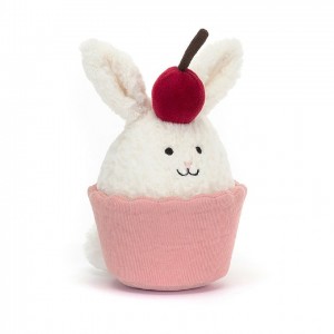 Jellycat Dainty Dessert Bunny Cupcake 14 CM X 10 CM | 157302HTL