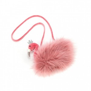 Jellycat Fancy Flamingo Bag 21 CM X 8 CM | 165729BAS