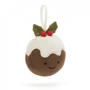 Jellycat Festive Folly Christmas Pudding 7 CM X 7 CM | 853206BSF