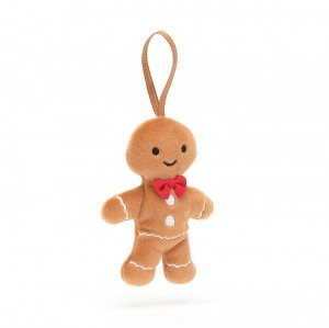 Jellycat Festive Folly Gingerbread Fred 10 CM X 4 CM | 428105DUX