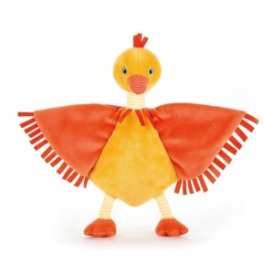 Jellycat Flapper Duck Soother 23 CM X 27 CM | 810463KUZ