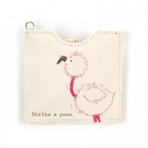 Jellycat Flaunt Your Feathers Pouch Mirror 7 CM X 7 CM | 685279FWK
