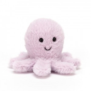 Jellycat Fluffy Octopus 8 CM X 7 CM | 136270BRC