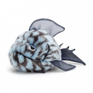 Jellycat Grumpy Fish Blue 14 CM X 22 CM | 130752OPA