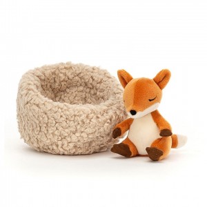 Jellycat Hibernating Fox 12 CM X 12 CM | 527819UIC