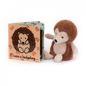 Jellycat If I Were A Hedgehog Book and Willow Hedgehog | 097451UHP