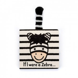 Jellycat If I were a Zebra Board Book 15 CM X 15 CM | 834701QCX