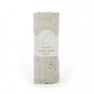 Jellycat Joey Giraffe Swaddle Muslin 120 CM | 823506JNM