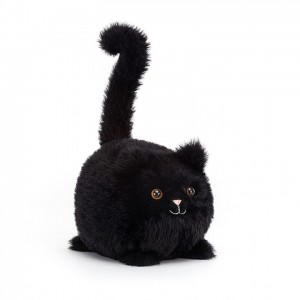 Jellycat Kitten Caboodle Black 10 CM X 10 CM | 634917UWS