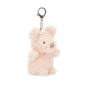 Jellycat Little Pig Bag Charm 17 CM X 6 CM | 059782CAR