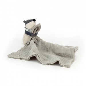 Jellycat Little Rambler Badger Soother 30 CM X 13 CM | 492571RDC