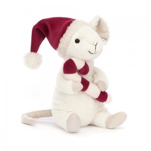 Jellycat Merry Mouse Candy Cane 18 CM X 9 CM | 796548TEM
