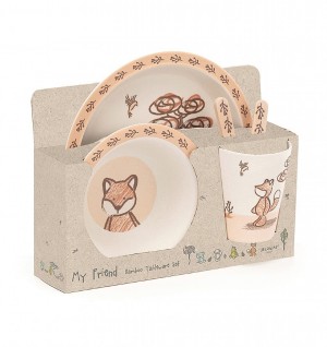 Jellycat My Friend Fox Bamboo Set 25 CM X 7 CM | 643025RJB