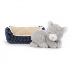 Jellycat Napping Nipper Cat 10 CM X 14 CM | 564871PCF