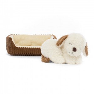 Jellycat Napping Nipper Dog 10 CM X 14 CM | 015638DNX