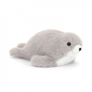 Jellycat Nauticool Grey Seal 5 CM X 15 CM | 817439UVE