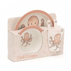 Jellycat Odell Octopus Bamboo Set 25 CM X 7 CM | 605287WHS