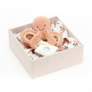 Jellycat Odell Octopus Gift Set 18 CM X 18 CM | 704581YNW