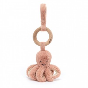 Jellycat Odell Octopus Wooden Ring Toy 21 CM X 5 CM | 578340TVP
