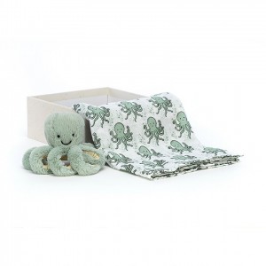 Jellycat Odyssey Octopus Gift Set 18 CM X 18 CM | 947123DMZ