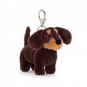 Jellycat Otto Sausage Dog Bag Charm 11 CM X 4 CM | 806953MEQ