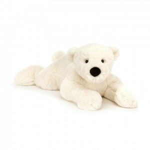 Jellycat Perry Polar Bear Lying 68 CM X 38 CM | 914238SET