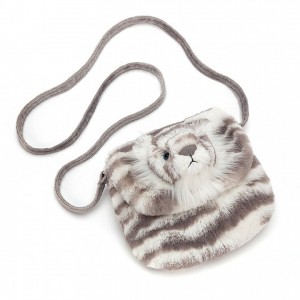 Jellycat Sacha Tiger Shoulder Bag 18 CM X 17 CM | 167523NBW