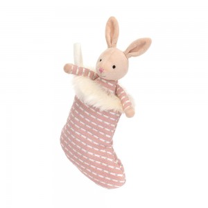 Jellycat Shimmer Stocking Bunny 20 CM X 9 CM | 518743MLG