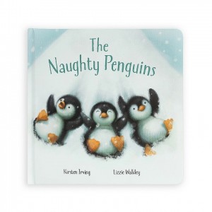Jellycat The Naughty Penguins Book 21 CM X 21 CM | 576381JGW