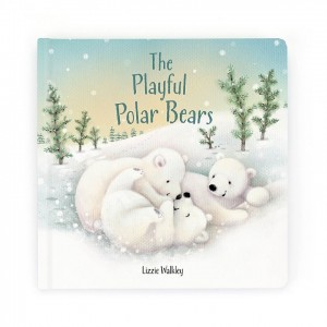 Jellycat The Playful Polar Bears Book 21 CM X 21 CM | 278906FOL