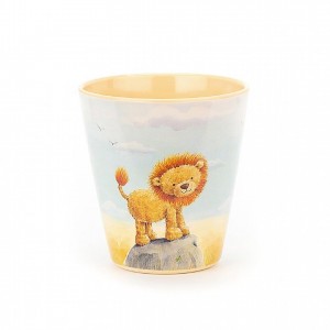 Jellycat The Very Brave Lion Melamine Cup 9 CM X 9 CM | 597432TRL