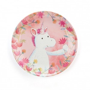 Jellycat Unicorn Dreams Melamine Plate 20 CM X 20 CM | 812594LMC
