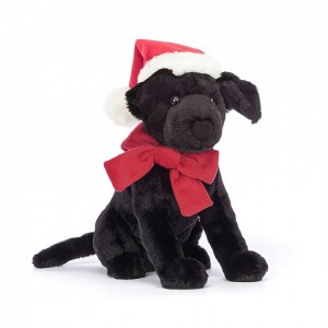 Jellycat Winter Warmer Pippa Black Labrador 22 CM X 8 CM | 387260YAU
